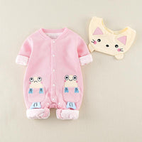 Cat Pattern Jumpsuit for Baby - PrettyKid