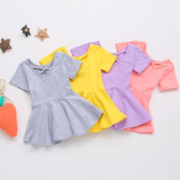 Short Sleeve Dress for Toddler Girl Wholesale Children's Clothing - PrettyKid