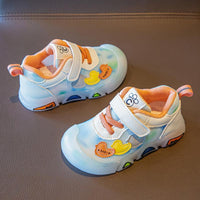 wholesale childrens clothing online Toddler Girl Heart-shape Print Velcro Sport Shoes Wholesale - PrettyKid