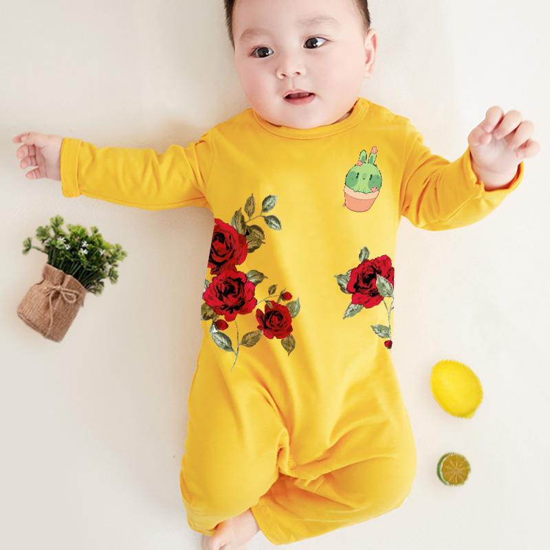 Rose Pattern Jumpsuit for Baby - PrettyKid