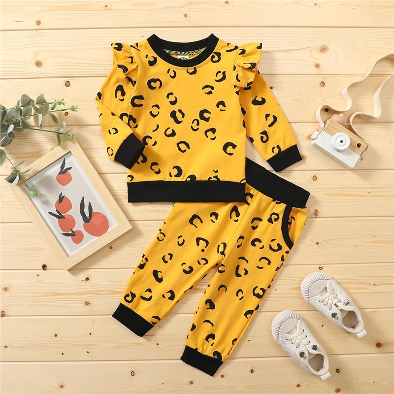 2-piece Leopard Suit for Toddler Girl - PrettyKid