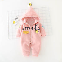 Baby Boys Girls Solid Color Cartoon Animal Modeling Autumn Thickened Hoodie - PrettyKid