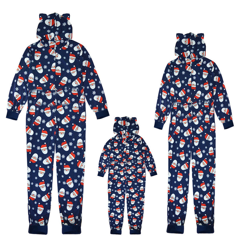 Christmas Santa Print Jumpsuits Family Matching Outfits Wholesale - PrettyKid