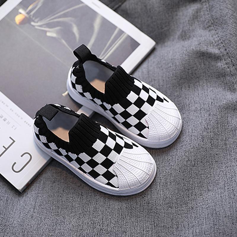 childrens plain tracksuits wholesale Toddler Boy Plaid Sneakers Wholesale - PrettyKid