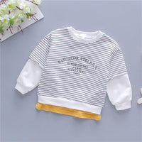 Striped Sweatshirts for Children Boy - PrettyKid