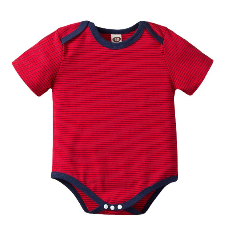 Baby Boy Striped Romper Baby Boy Romper Jumpsuit - PrettyKid