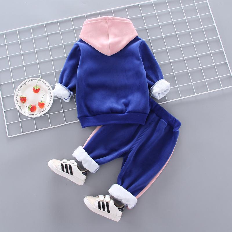 2-piece Fleece-lined Hoodie & Pants for Toddler Girl - PrettyKid