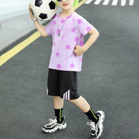 Boy Breathable Quick-drying T-shirt & Shorts - PrettyKid