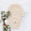 Long-Sleeve Solid Jumpsuit Children's clothing wholesale - PrettyKid