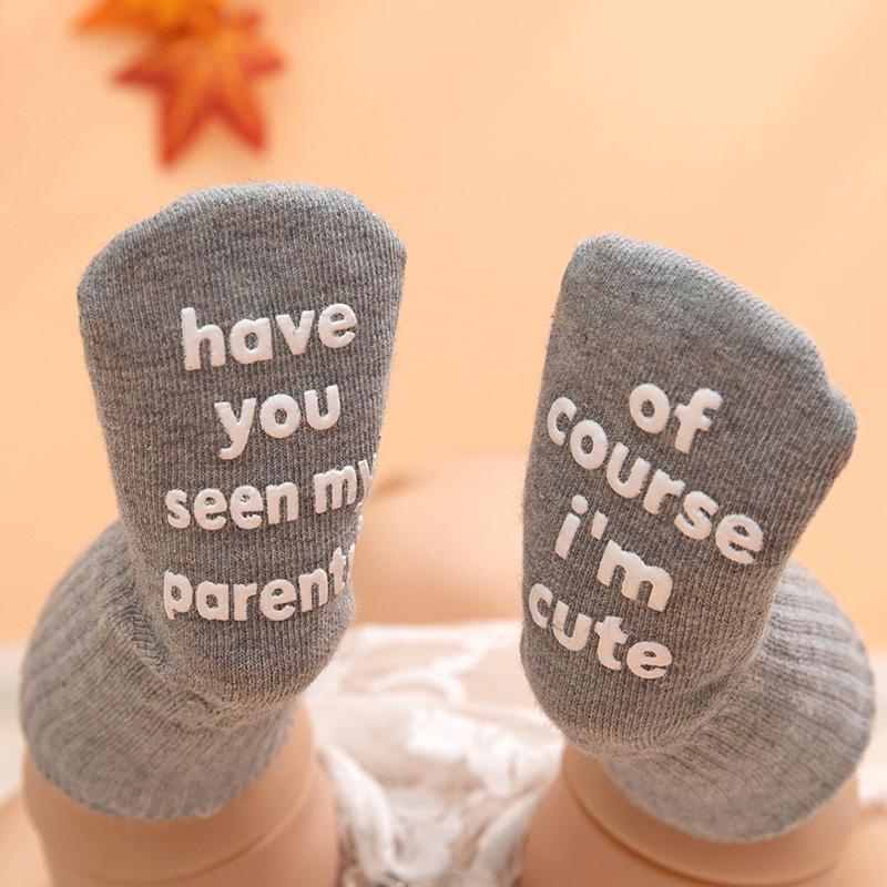 Letter Pattern Socks for Baby - PrettyKid