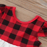 Toddler Girls Plaid Mesh Dress Tutu Princess Skirt - PrettyKid