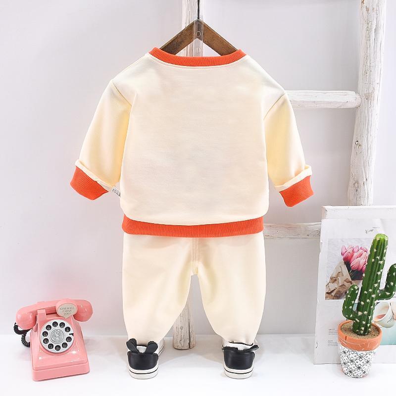 infant hoodies wholesale Toddler Girl Dog Pattern Long Sleeve Top & Pants - PrettyKid