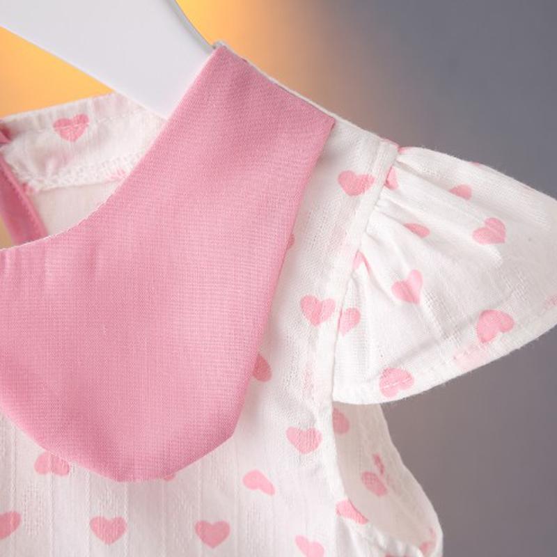 Color-block Knee Length Dress for Toddler Girl Wholesale children's clothing - PrettyKid