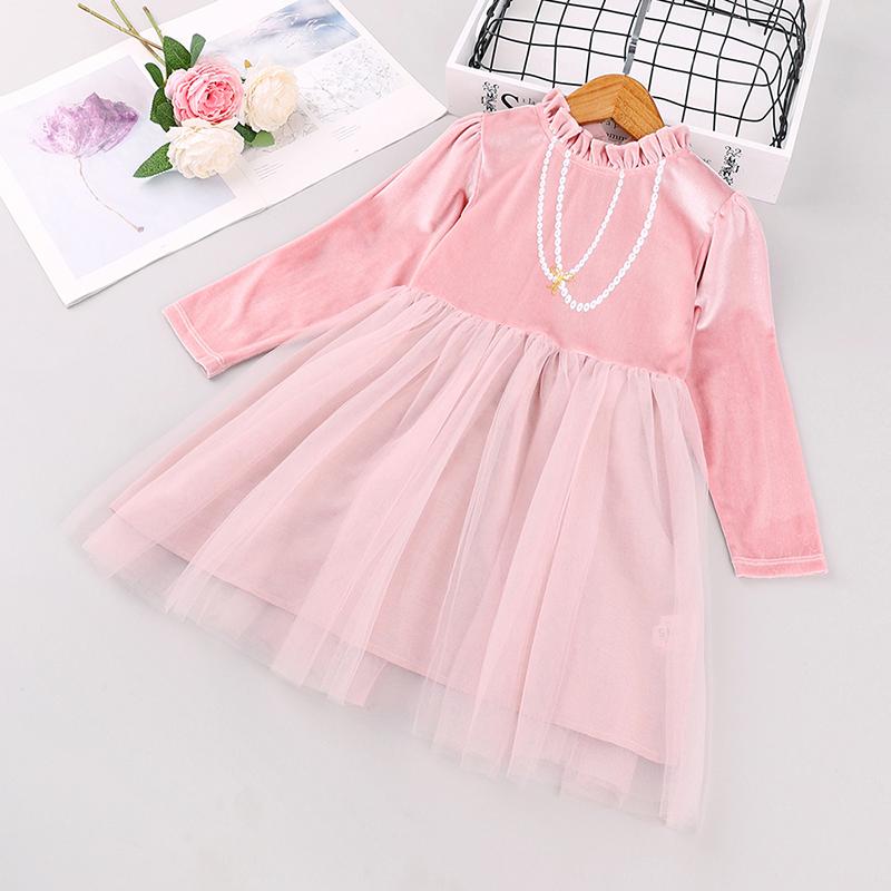 Velvet Dress for Toddler Girl - PrettyKid