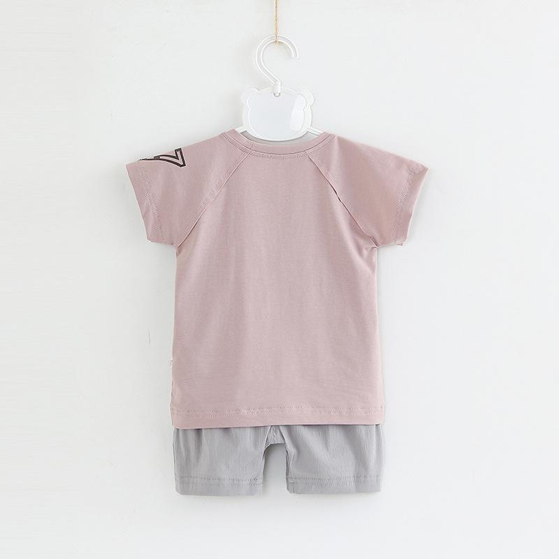 Toddler Boy Letter Print Pajama T-shirt & Shorts - PrettyKid