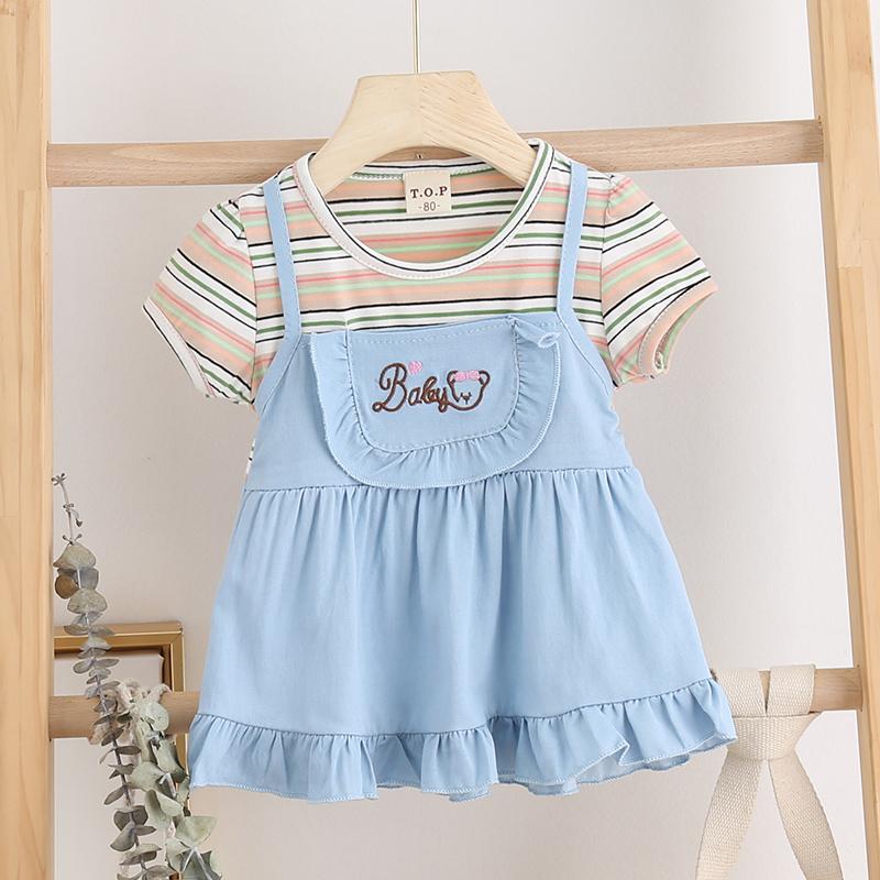 Stripes Dress for Toddler Girl - PrettyKid