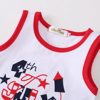 Toddler Independence Day Boy Tank & Shorts - PrettyKid