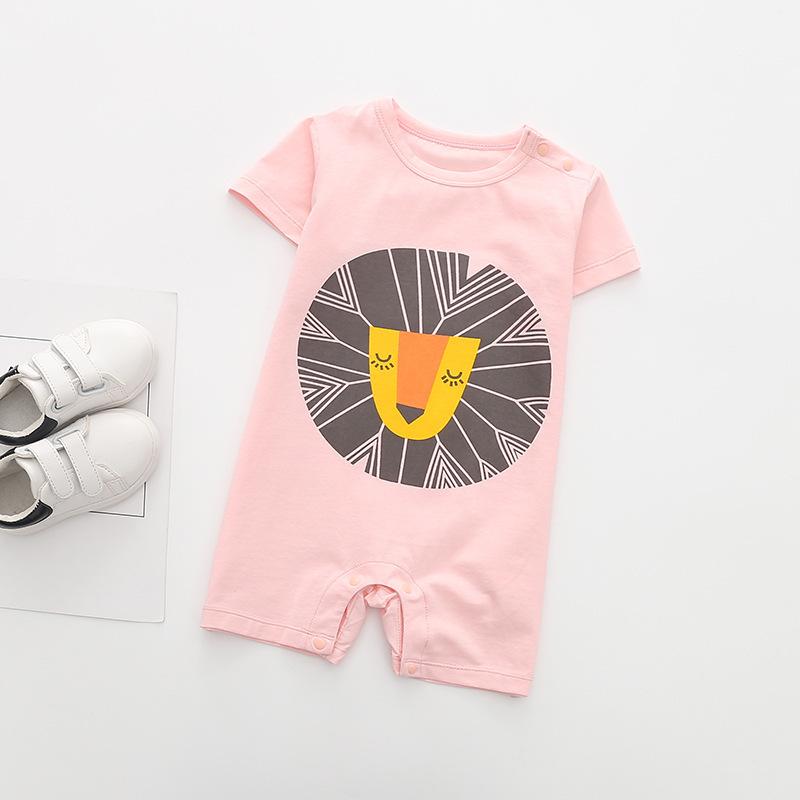 lion Printed Bodysuit for Baby Wholesale children's clothing - PrettyKid