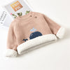 Autumn and Winter Children's Thickened Sweater Knitted Bottoms Baby - PrettyKid