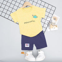 Baby Boy Alphabet & Dinosaur T-Shirt And Shorts Baby Boy Tracksuit Set - PrettyKid