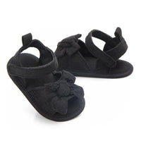 Bow Velcro soft sole baby shoe - PrettyKid