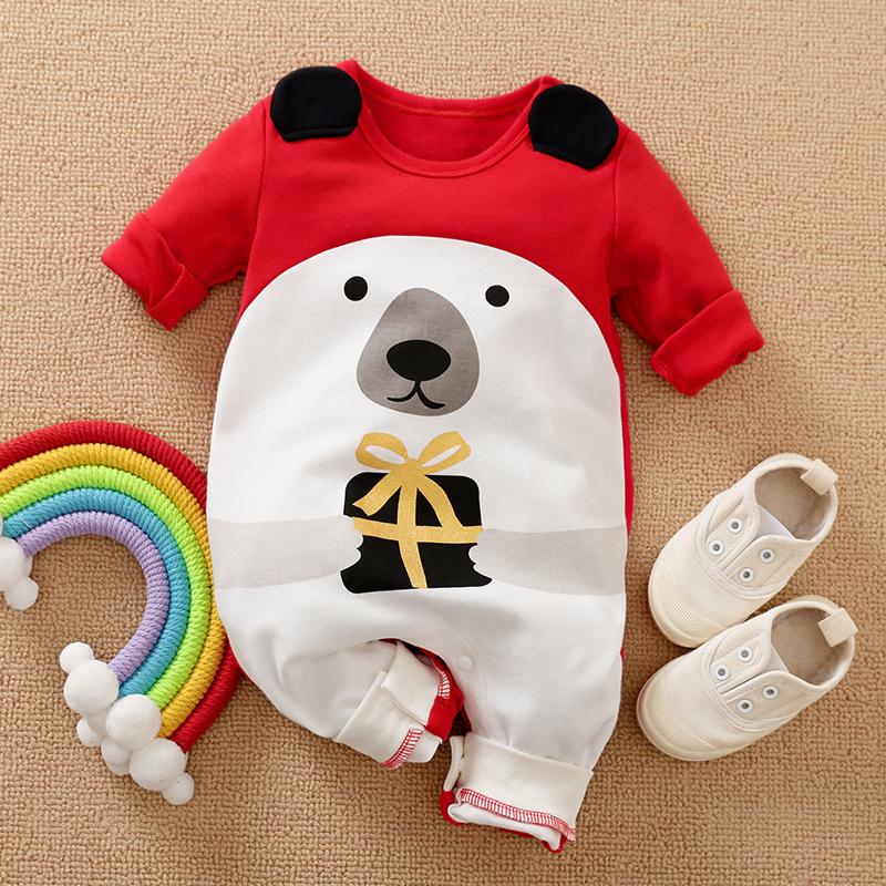 Bear Pattern Jumpsuit for Baby Boy - PrettyKid