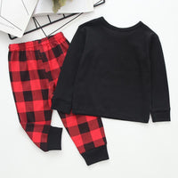 2-piece Letter Pattern Sweatshirts & Pants for Children Boy - PrettyKid