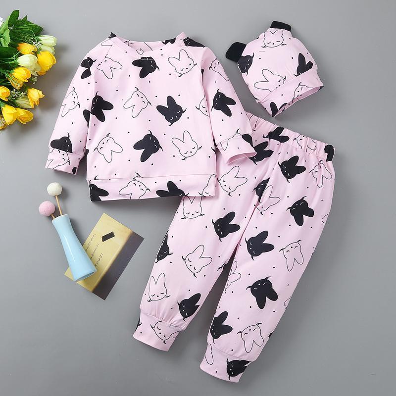 3-piece Hat & Sweatshirt & Pants for Baby Girl - PrettyKid