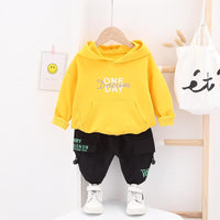 2-piece Letter Hoodie & Pants for Children Boy - PrettyKid