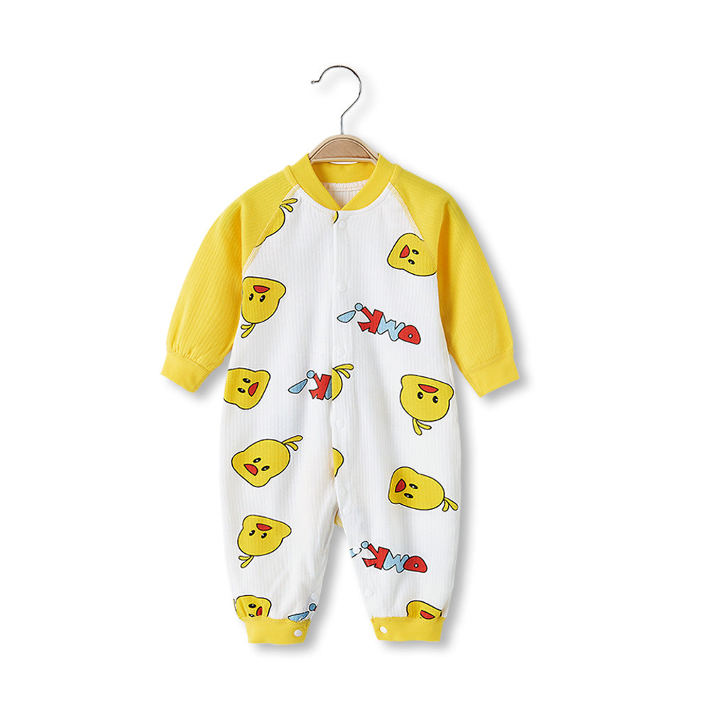 Cartoon Print Jumpsuit Wholesale Baby Clothes - PrettyKid