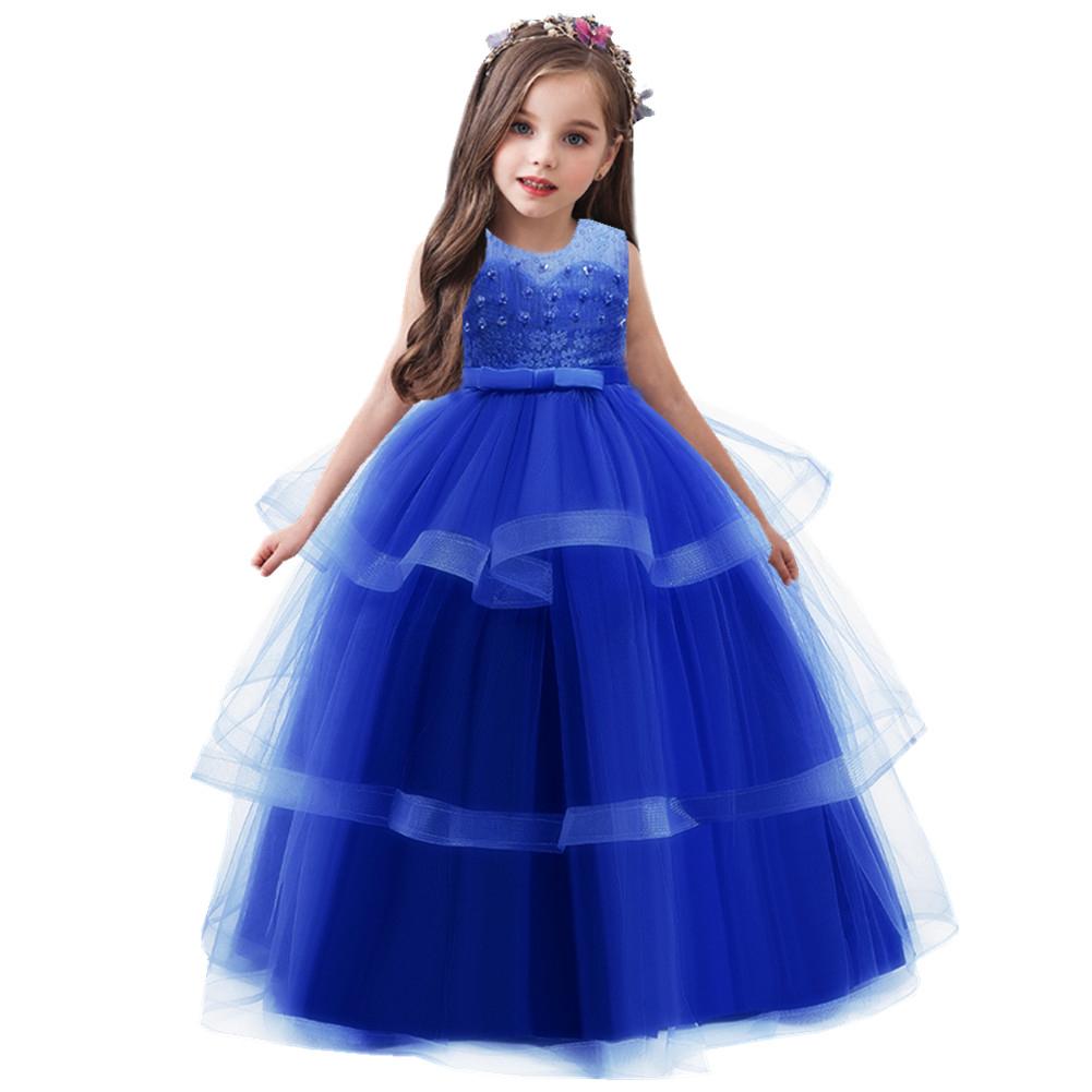 Long Section Children's Dress Princess Dress Girls Dress Tutu Skirt - PrettyKid