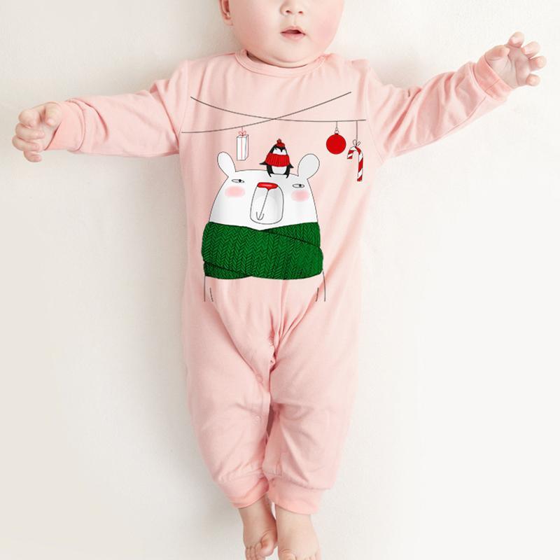 Polar Bear Pattern Jumpsuit for Baby - PrettyKid