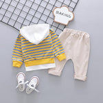 2-piece Striped Hoodie & Pants for Children Boy - PrettyKid