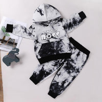 2-piece Tie Dye Hoodie & Pants for Children Boy - PrettyKid