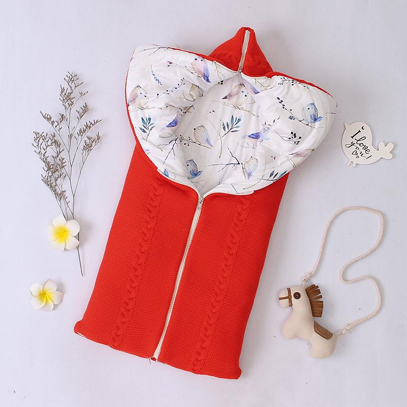 Soft Bird Pattern Sleeping Bag Children's Clothing - PrettyKid