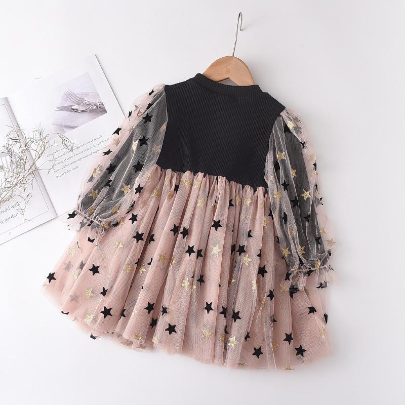 Star Printing Dress for Toddler Girl - PrettyKid