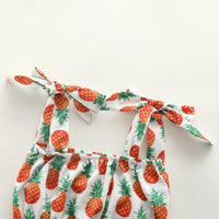 Grow Girl Pineapple Print Dress Set - PrettyKid