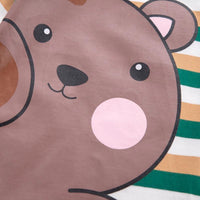 2-piece Bear Pattern T-shirt & Pants for Children Boy - PrettyKid