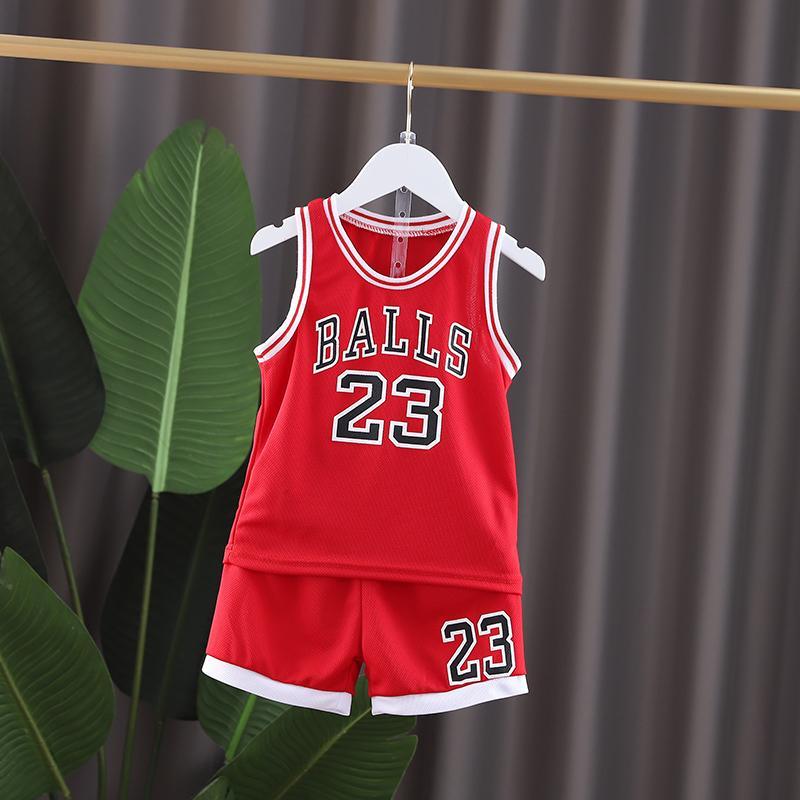 2 Pieces Basketball Tank & Shorts for Children Boy - PrettyKid