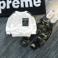 2-piece Camouflage Sweatshirts & Pants for Children Boy - PrettyKid