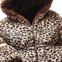 Leopard Puffer Jacket for Toddler Girl - PrettyKid