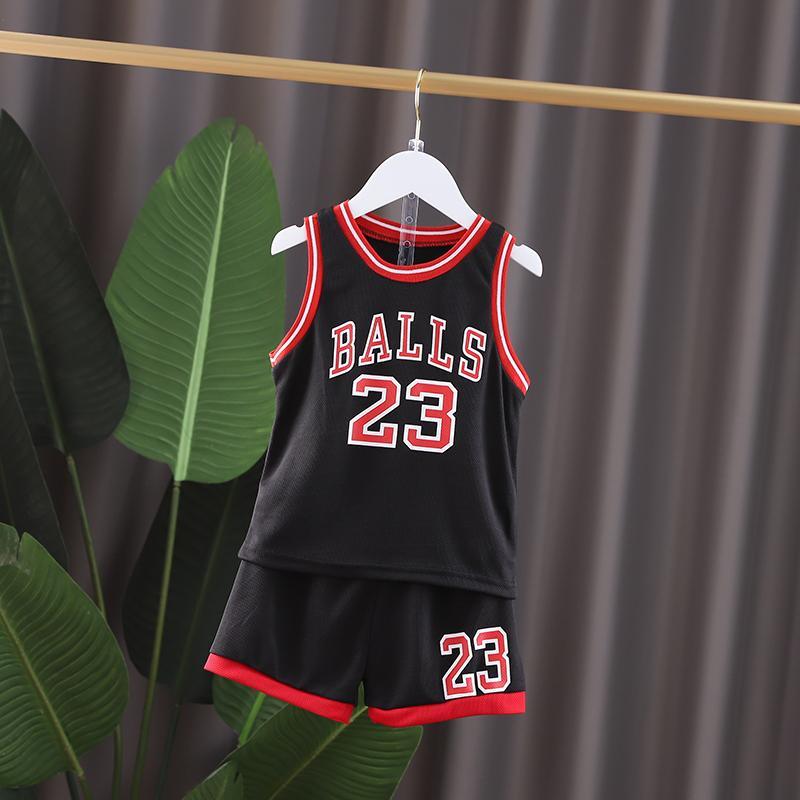 2 Pieces Basketball Tank & Shorts for Children Boy - PrettyKid