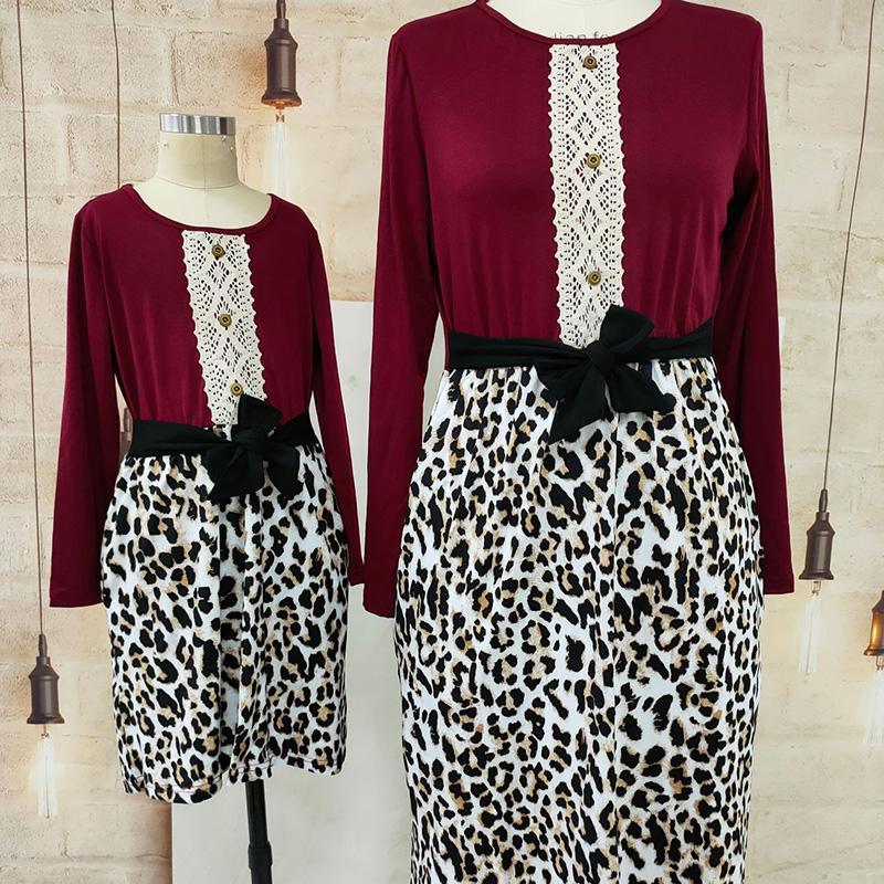 Leopard Dress for Mother & Baby - PrettyKid