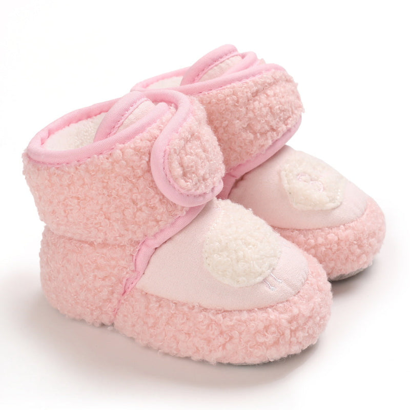 Colorblock Snow Boots Cheap Baby Girl Shoes - PrettyKid