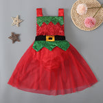 Christmas Sequins Mesh Suspender Bodysuits Wholesale Baby Clothing - PrettyKid