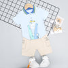 Baby Boys Crocodile Polo Shirt And Shorts Baby Outfit Sets - PrettyKid