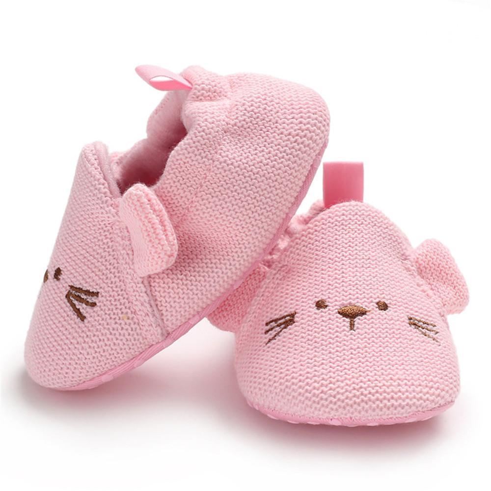 Baby Girls Animal Cartoon Slip on Casual Flats - PrettyKid