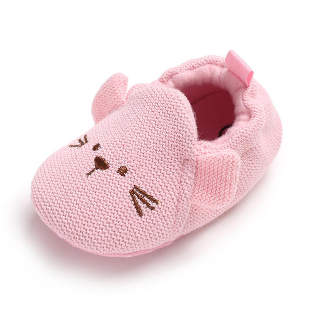 Baby Girls Animal Cartoon Slip on Casual Flats - PrettyKid