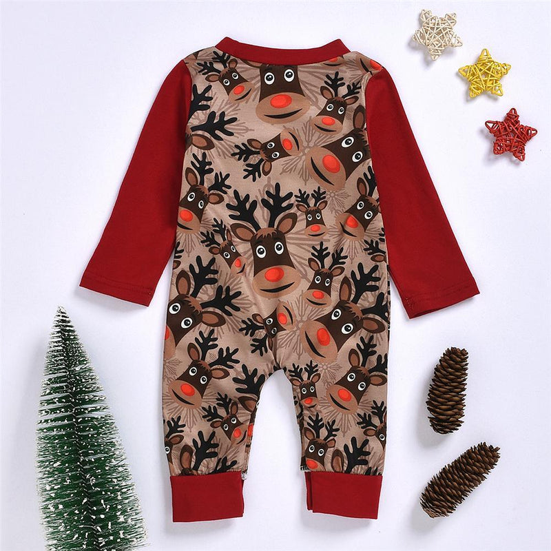 Baby Unisex Animal Printed Long Sleeve Baby Rompers Wholesale - PrettyKid