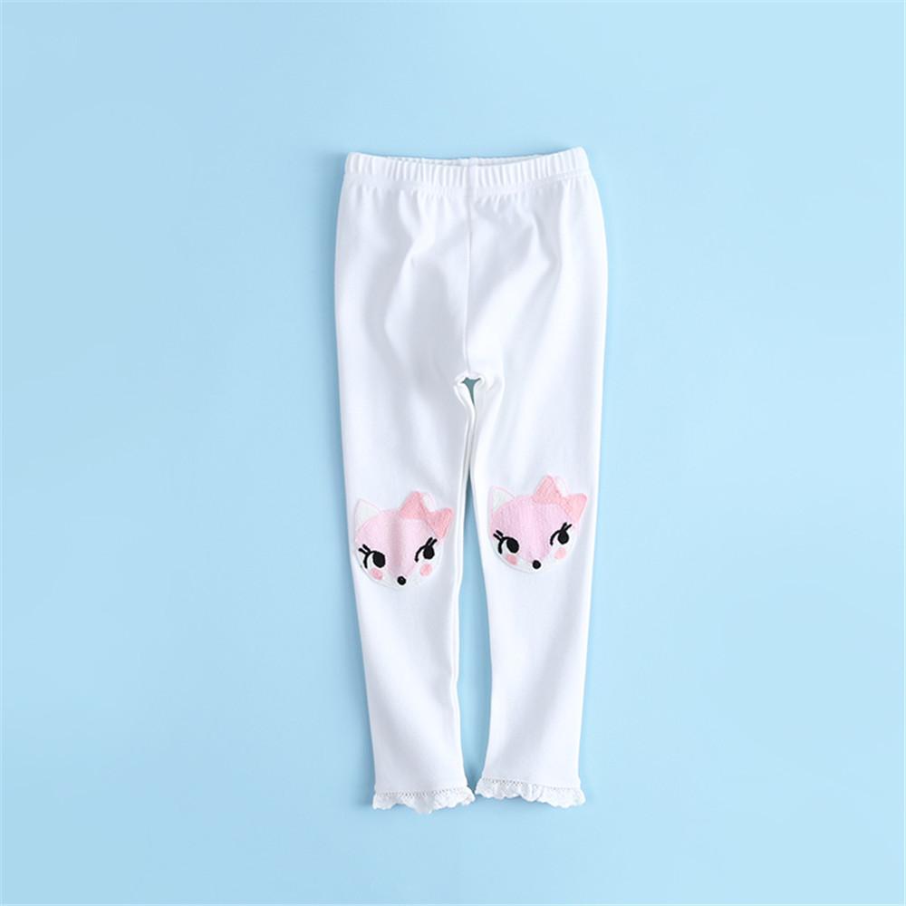 Girls Animal Printed Soft Elastic Waist Pants - PrettyKid